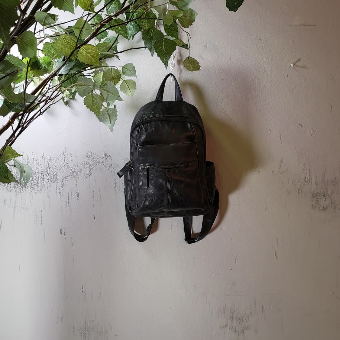 리얼 레더 백팩 상품이미지1