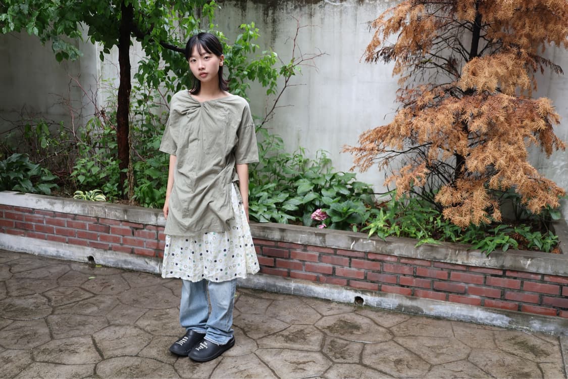 moss twisted top (khaki) 상품이미지2