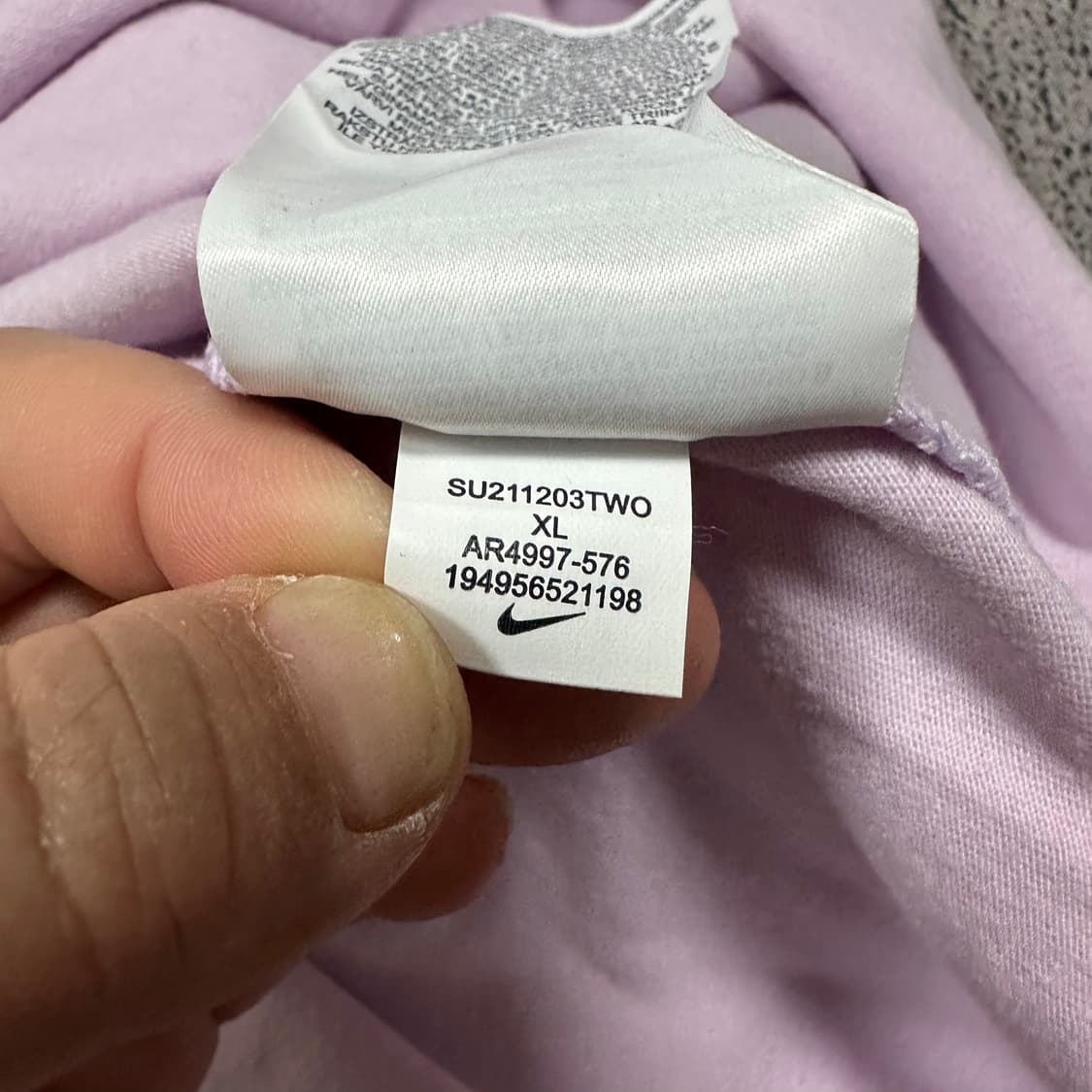 ✨ (만원 빈티지) 새상품 나이키 퍼플 반팔티 상품이미지4