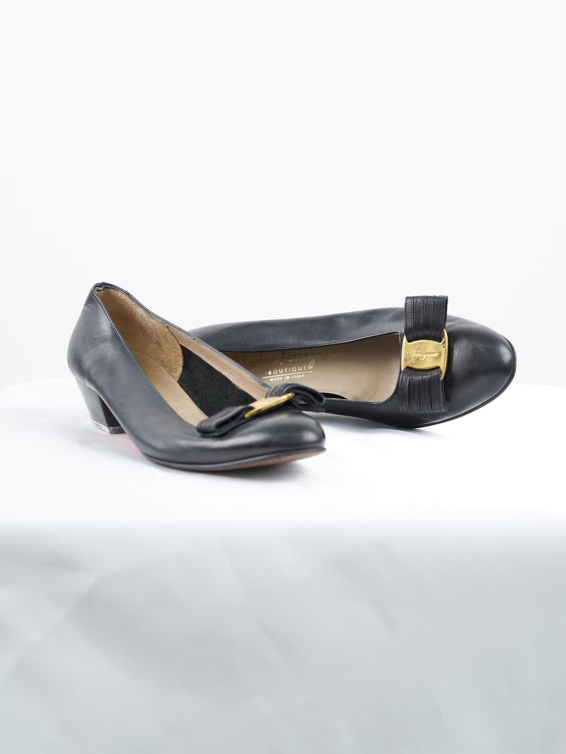 Ferragamo 바라 리본 펌프스 구두 상품이미지1