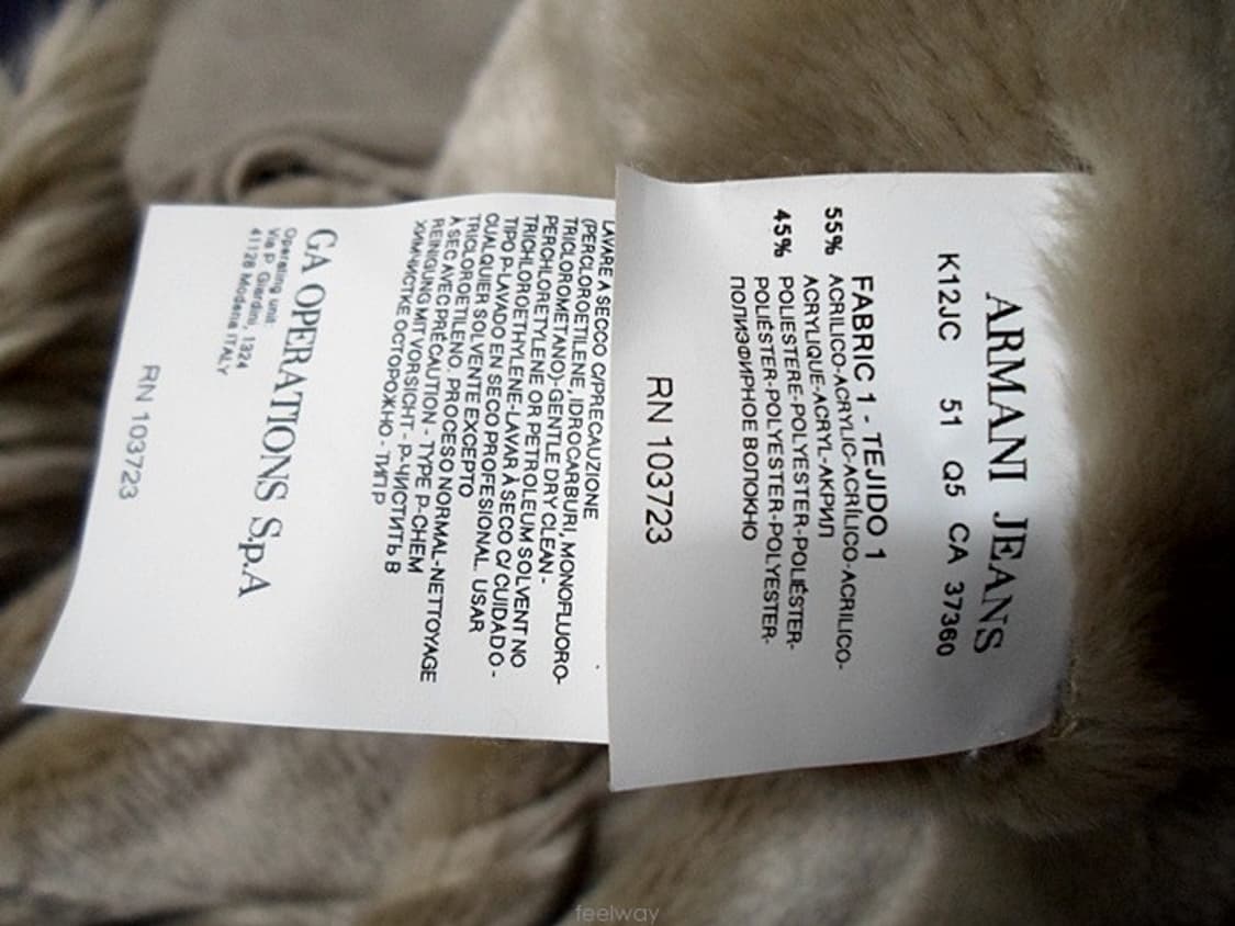 알마니진 정품 무스탕 자켓 66사이즈 상품이미지9