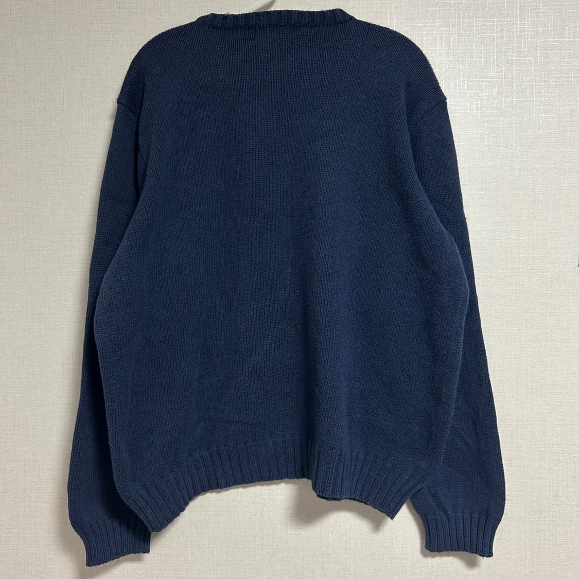 폴로 랄프로렌 오버핏 코튼 니트 네이비 블루 XL 105  상품이미지6