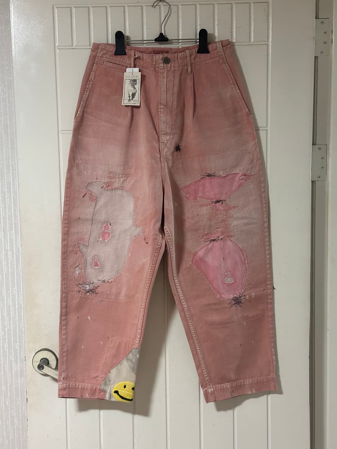 캐피탈 카츠라기 하이웨스트 팬츠 (Pink, 4) 상품이미지2