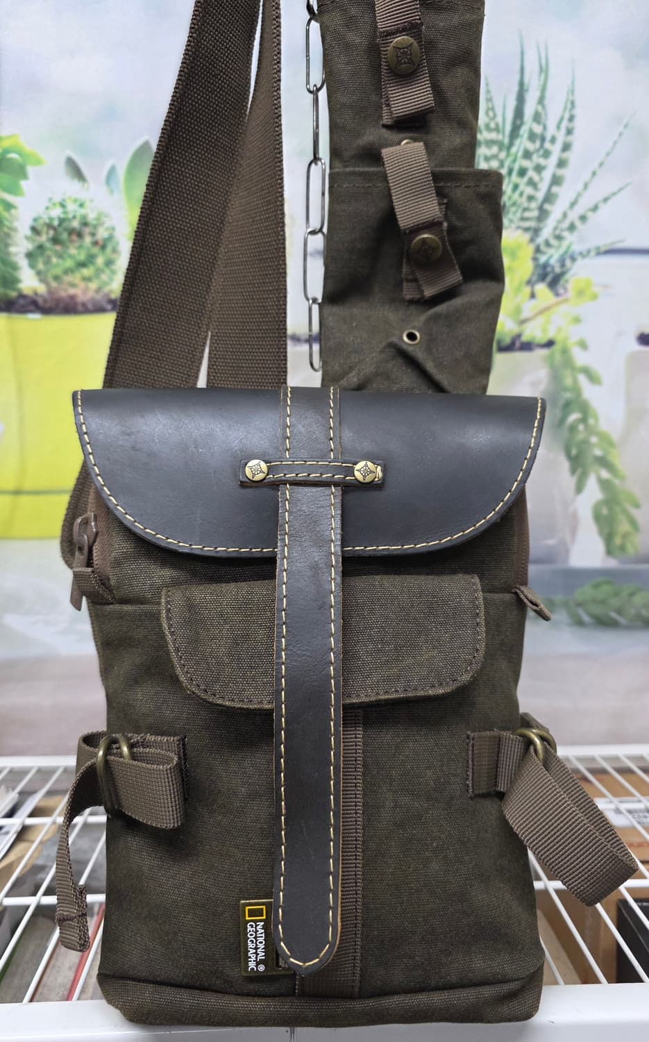 내셔널지오그래픽 스몰 슬링백 크로스백 캔버스백 BF31 상품이미지1