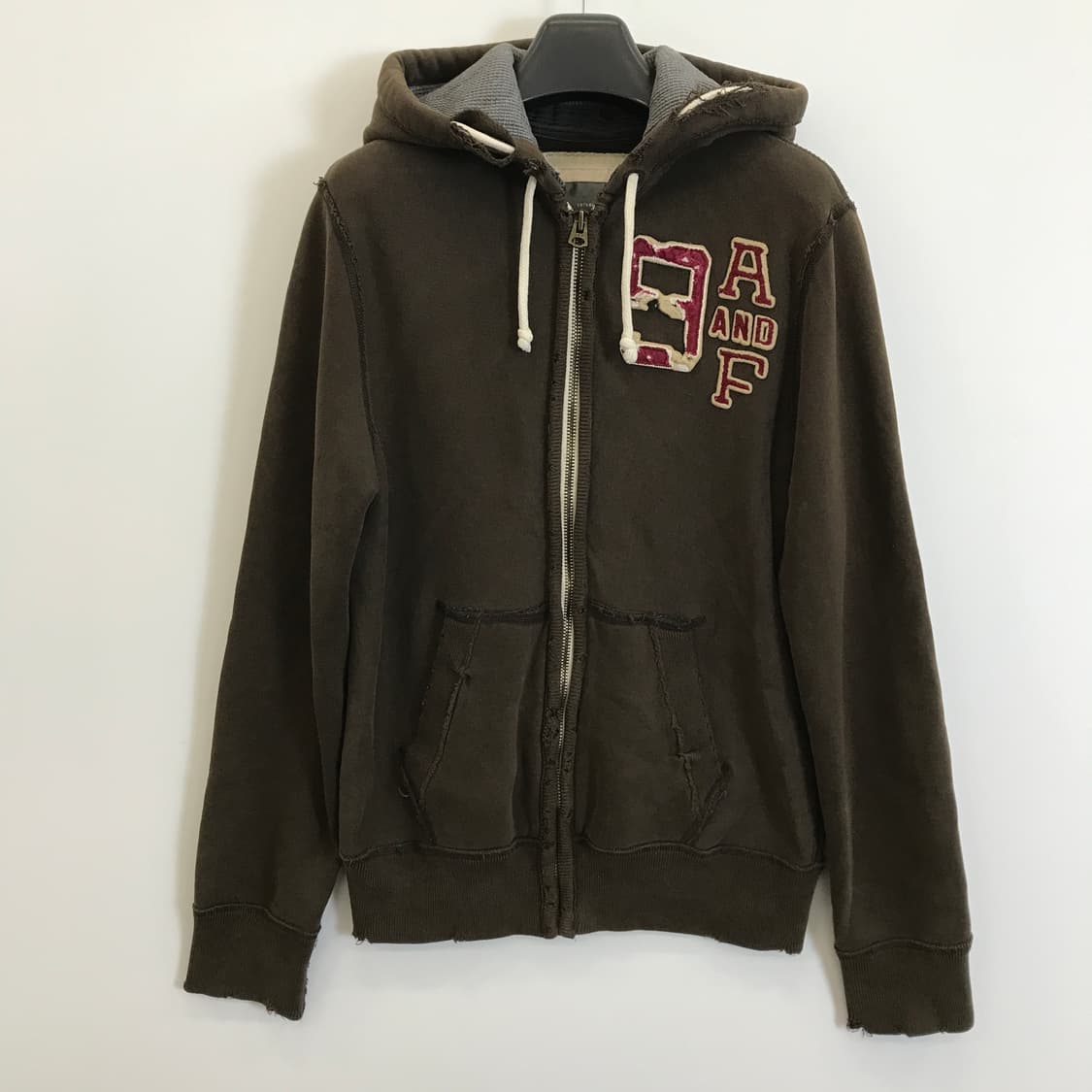아베크롬비 Y2K 브라운 후드집업 [S] 상품이미지1