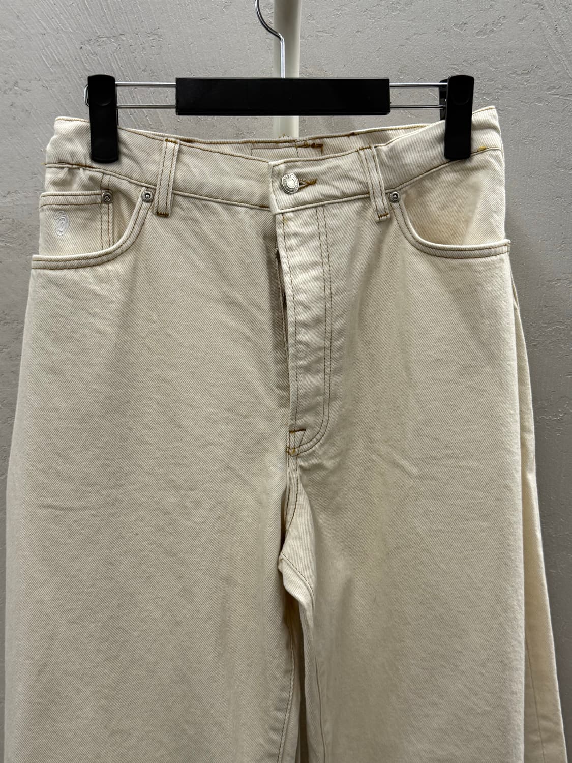 STUSSY DOUBLE DYE BIG'OL JEAN 34 CREAM 상품이미지3