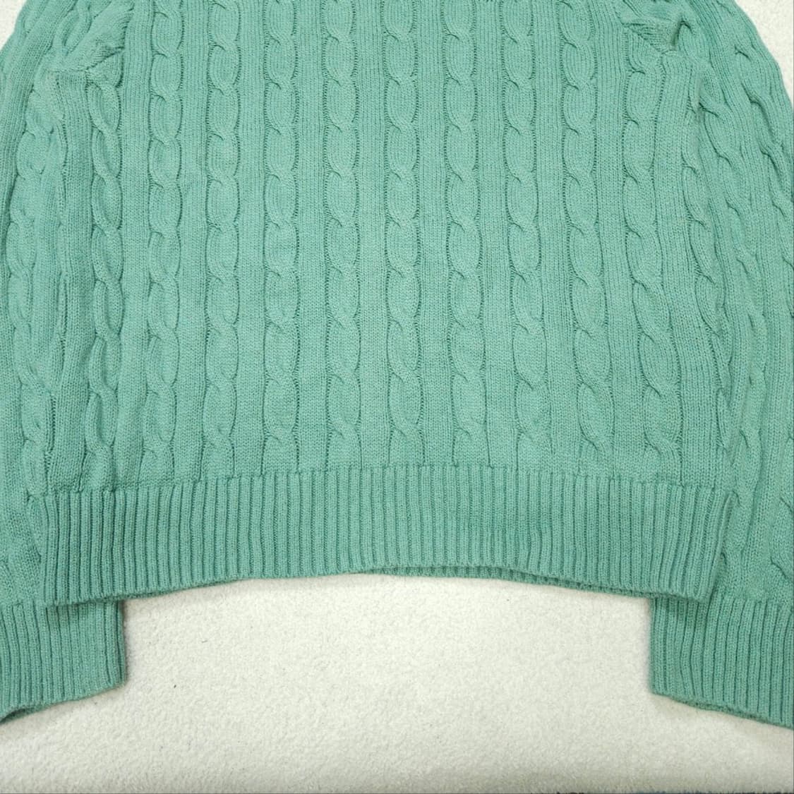 폴로 랄프 로렌 신형 QR 케이블 니트 L 상품이미지5