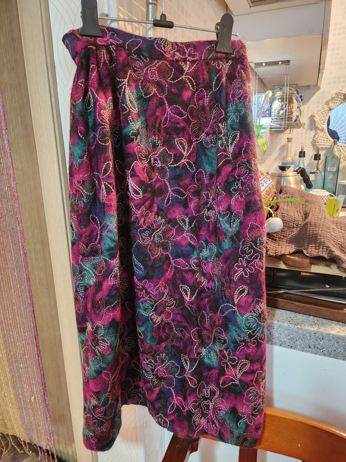 빈티지 수제 모헤어 스커트 44-55 상품이미지2