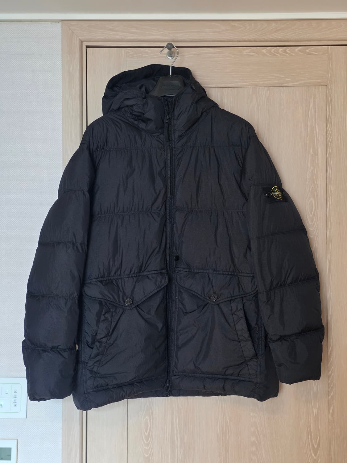 [24/3XL] 스톤아일랜드 크링클랩스 후드 다운 패딩 상품이미지2