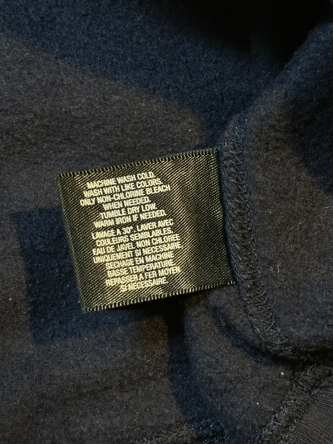 폴로 랄프로렌 빅포니 로고 숄카라 맨투맨 네이비 상품이미지6