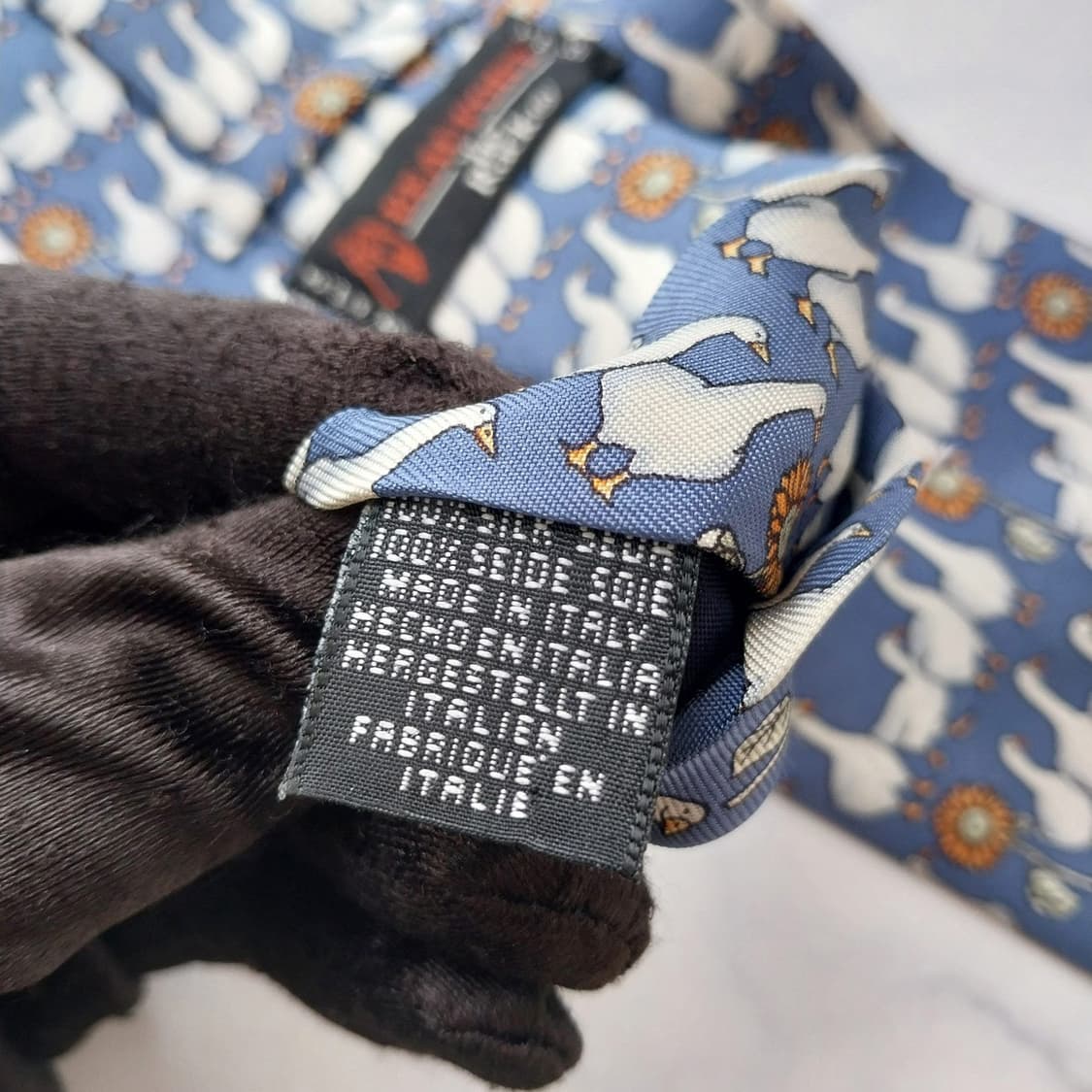 뷰포트(타이랙)  블루 오리 모티브 넥타이 9.7cm A등급 K2313
 상품이미지9