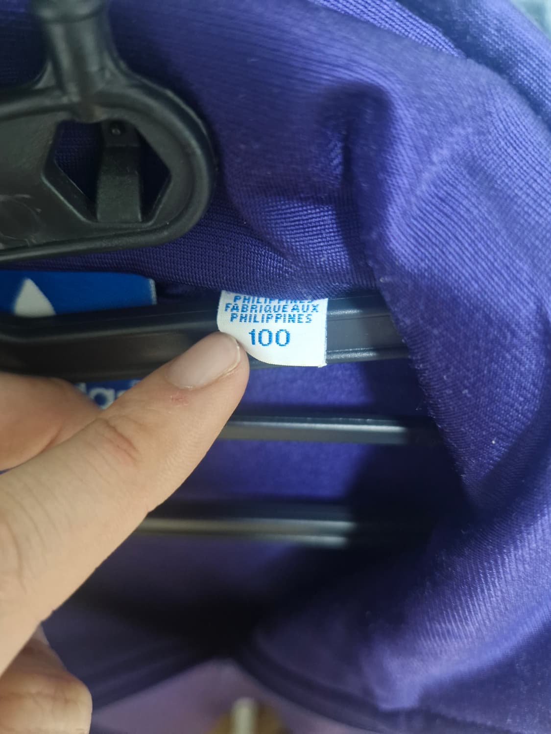 아디다스 정품 구형파이어버드(구파)져지 보라흰색 100 상품이미지3