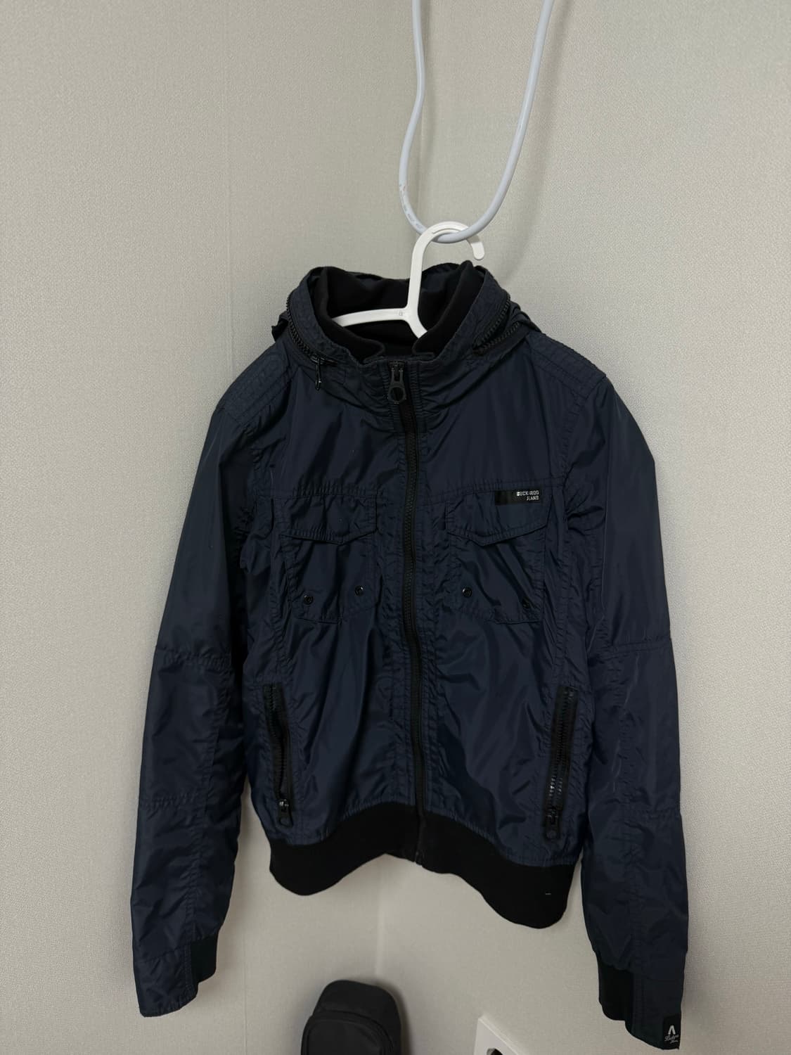 (M) Buckaroo 버커루 히든 후드 락시크 블루종 자켓 상품이미지1