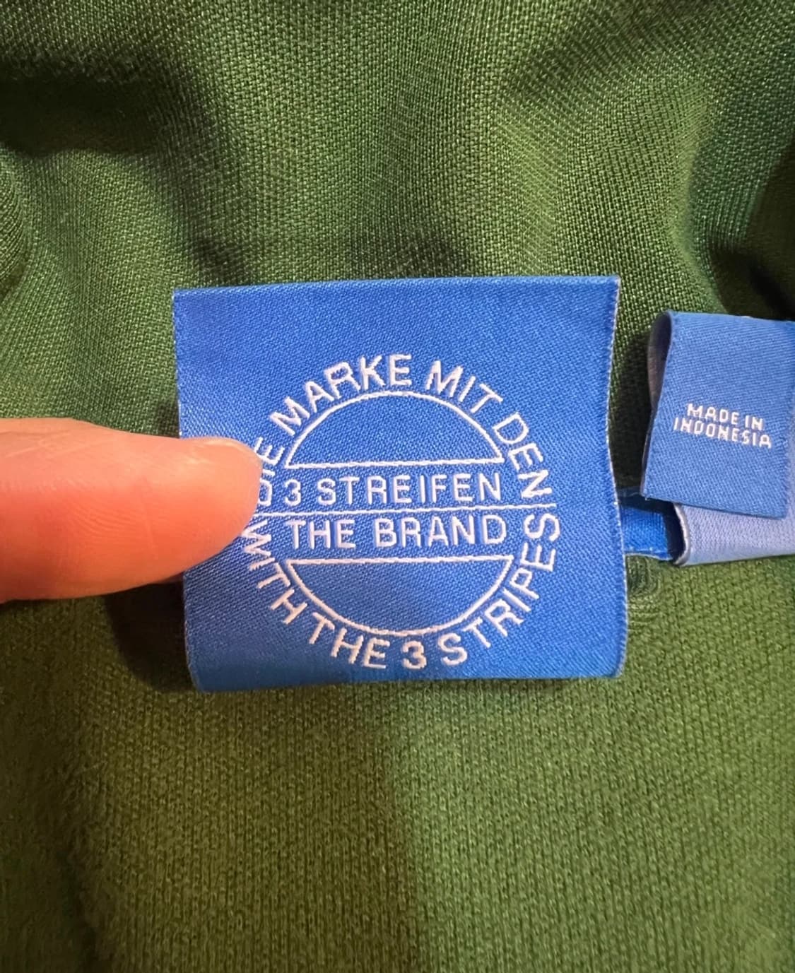 아디다스 그린 삼선트랙탑 저지집업점퍼
 상품이미지6