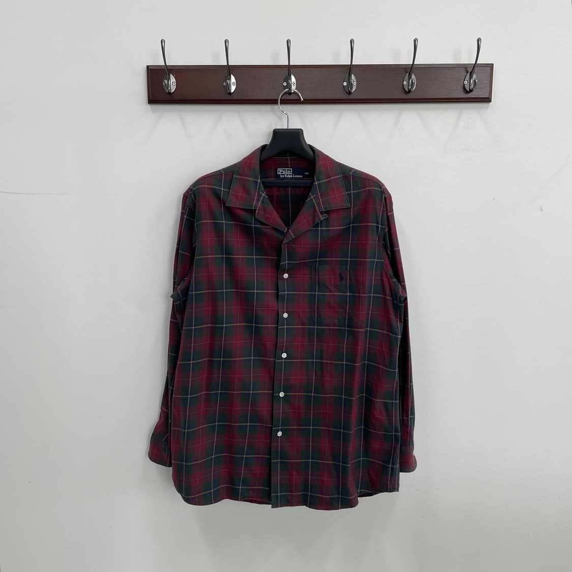 폴로 랄프로렌 파마자 체크 셔츠 상품이미지2