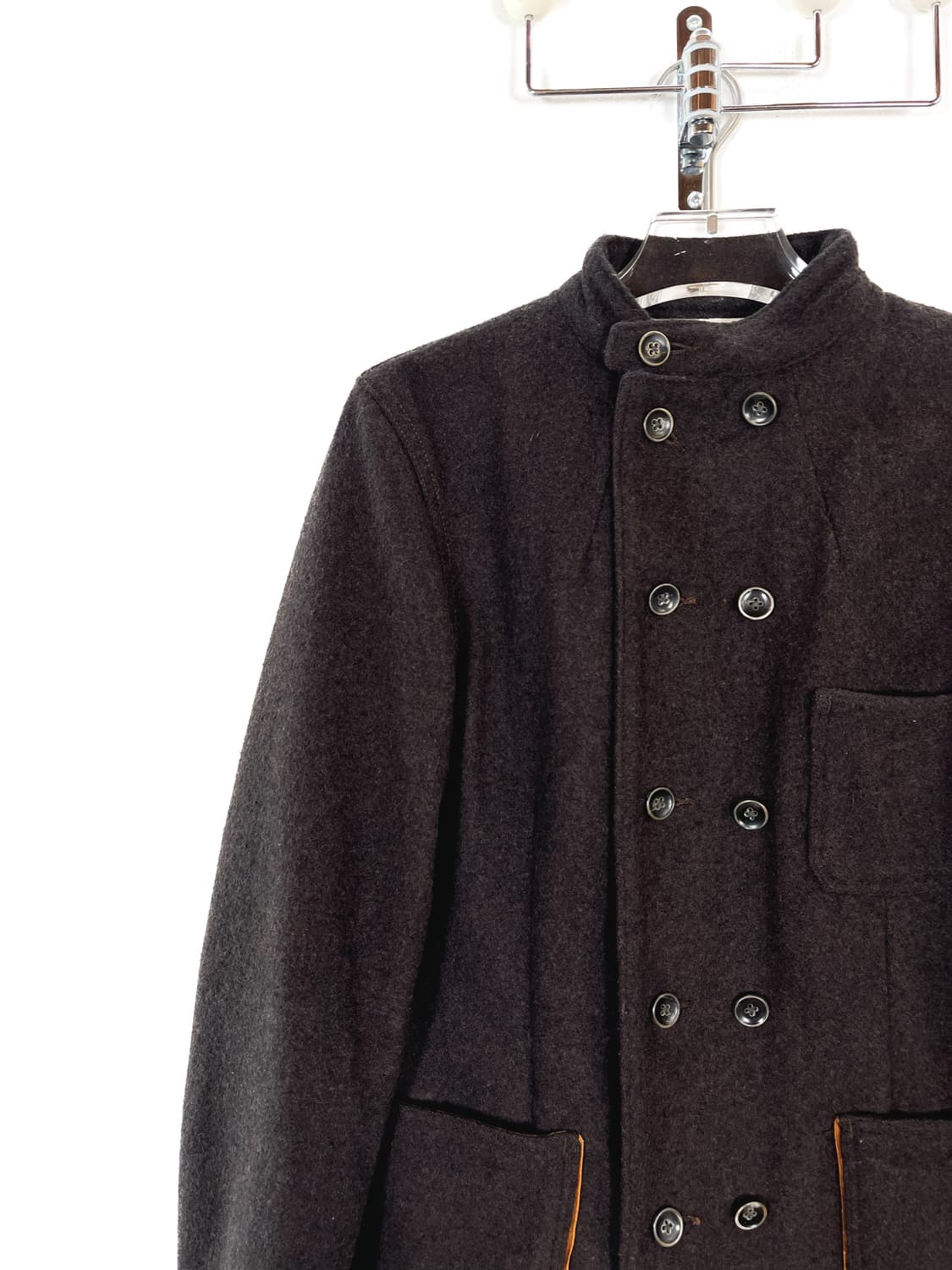 캐피탈 더블 브레스트 브라운 울 자켓 상품이미지2