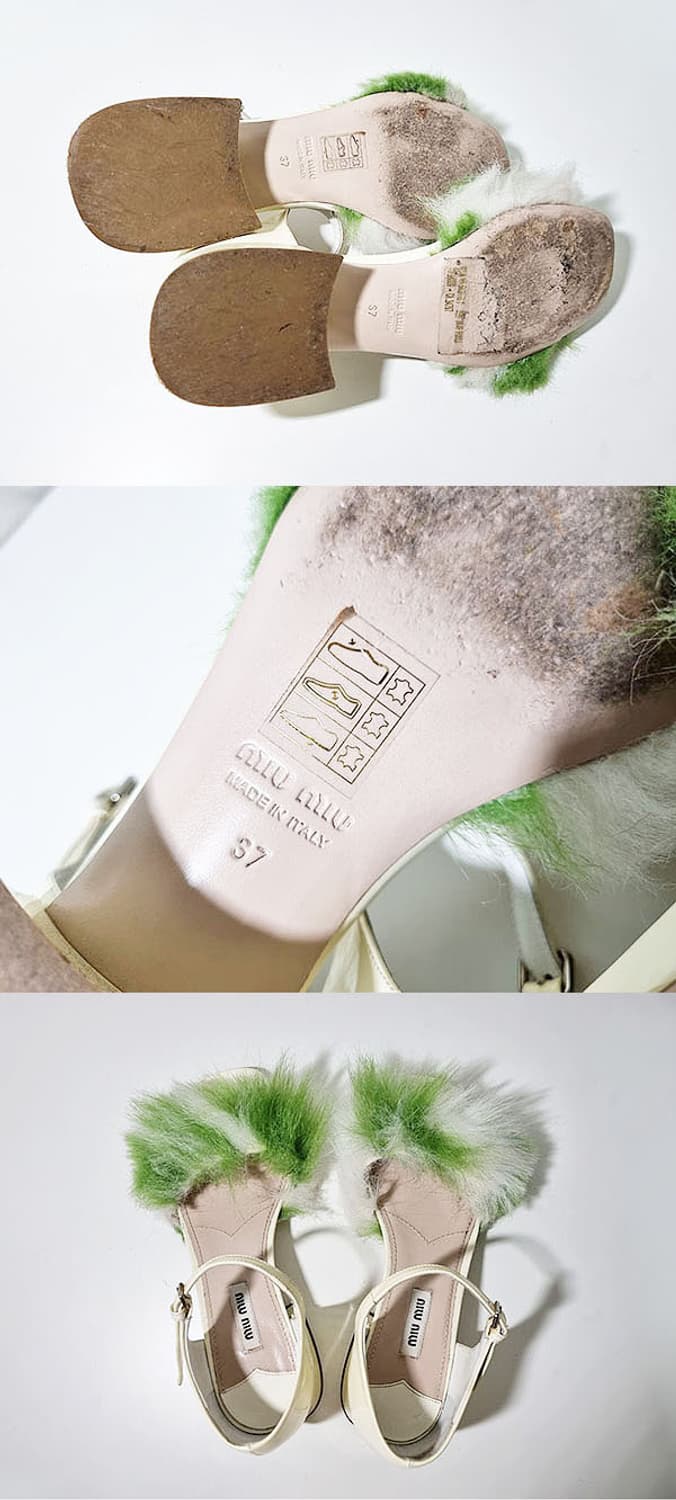 미우미우 퍼 샌들 240 상품이미지6