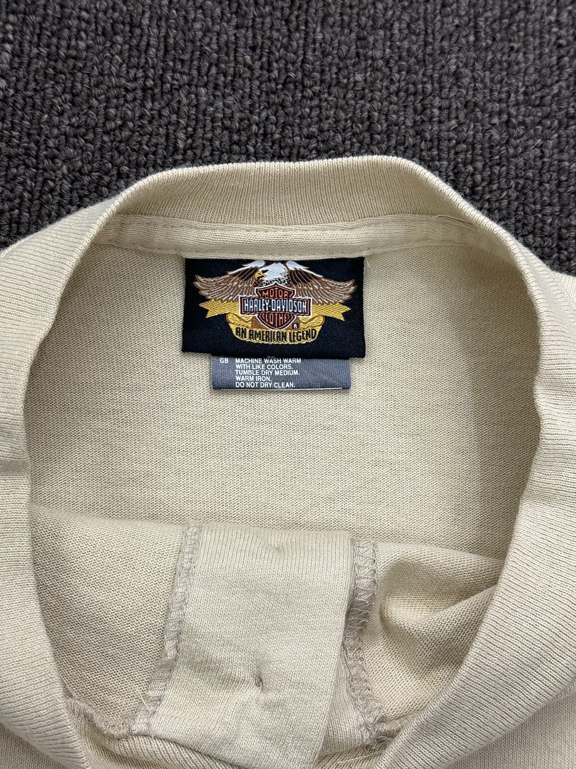 XS)할리데이비슨 빈티지 여성 헨리넥 롱슬리브 상품이미지6