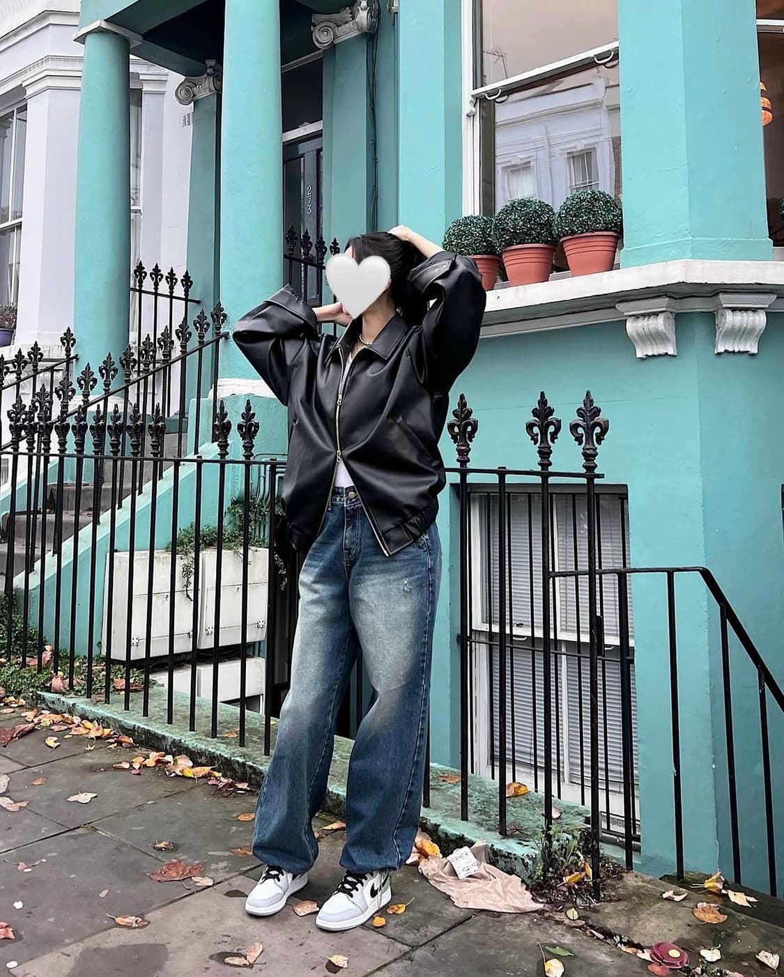 깜짝세일) 카키포인트 레더자켓+제작데님 증정 상품이미지6