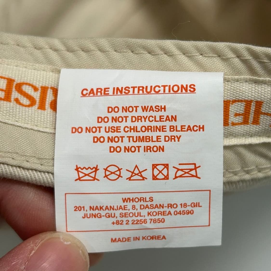 헬로 선라이즈  투 톤 워시드 OG 로고 6패널 캡 베이지&빈티지블루 상품이미지7