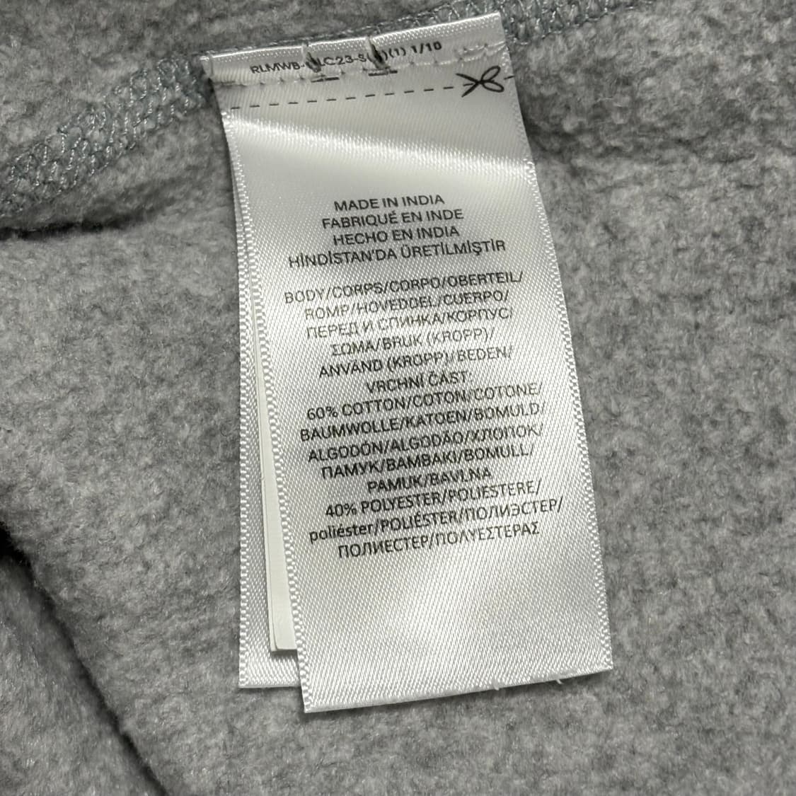 M 폴로랄프로렌 그레이 기모 맨투맨 상품이미지5