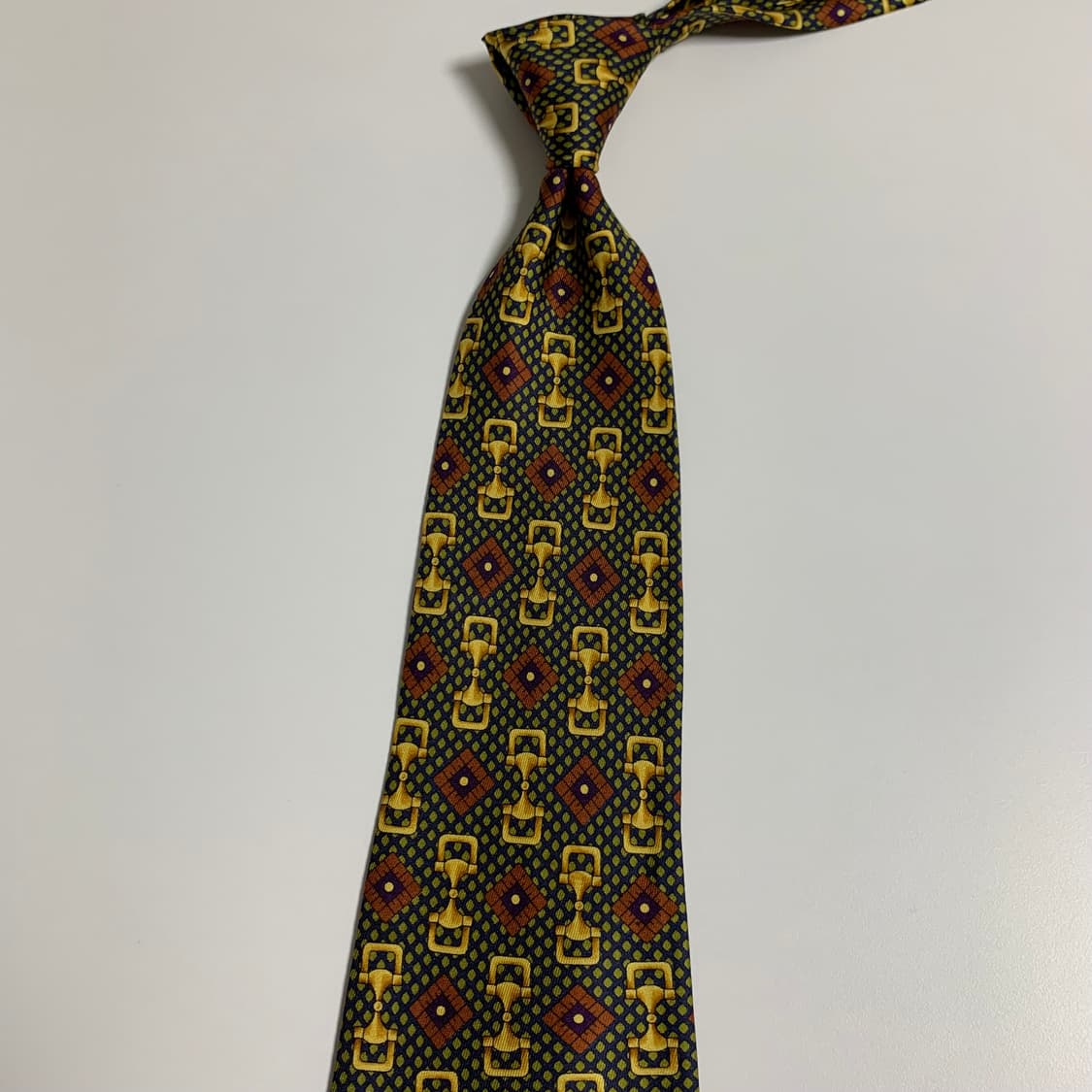 셀린느(CELINE) 기하학적패턴 명품넥타이 결혼식패션 넥타이 A등급 상품이미지7