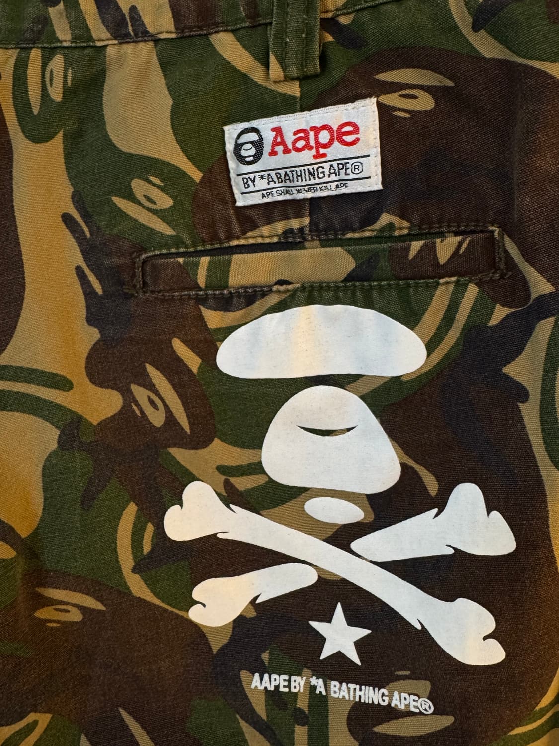 (32)Aape 에이프 밀리터리 카모 쇼츠 반바지   상품이미지5