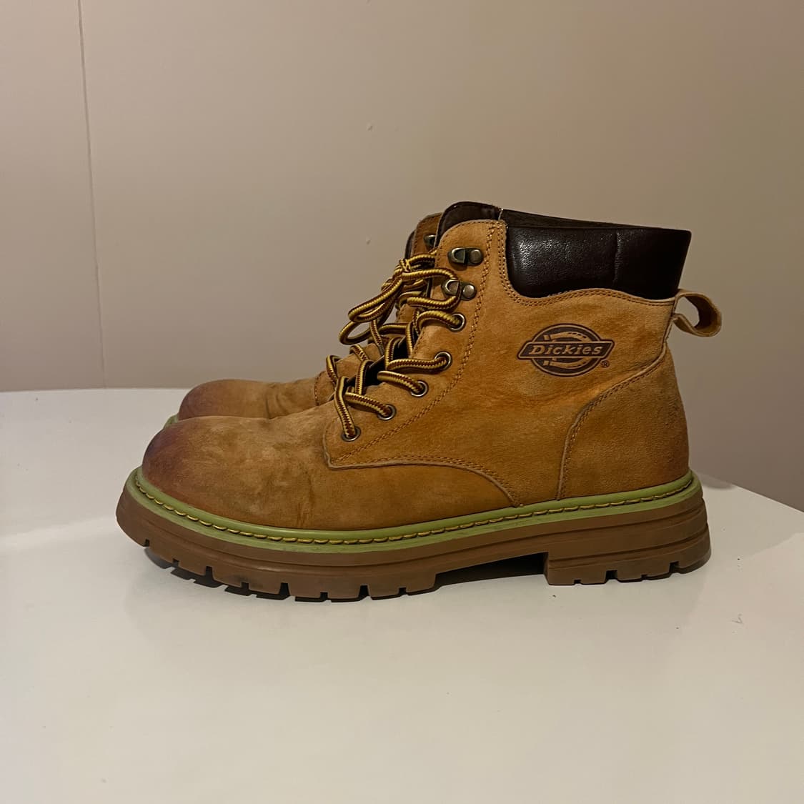 디키즈 아웃도어 어스 옐로우 겨울 워커 캠핑 부츠 상품이미지2