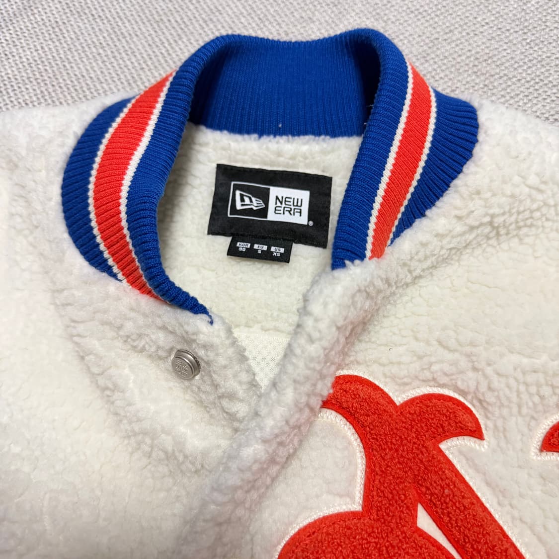 뉴에라 MLB 뉴욕 메츠 플리스 바시티 자켓 상품이미지2