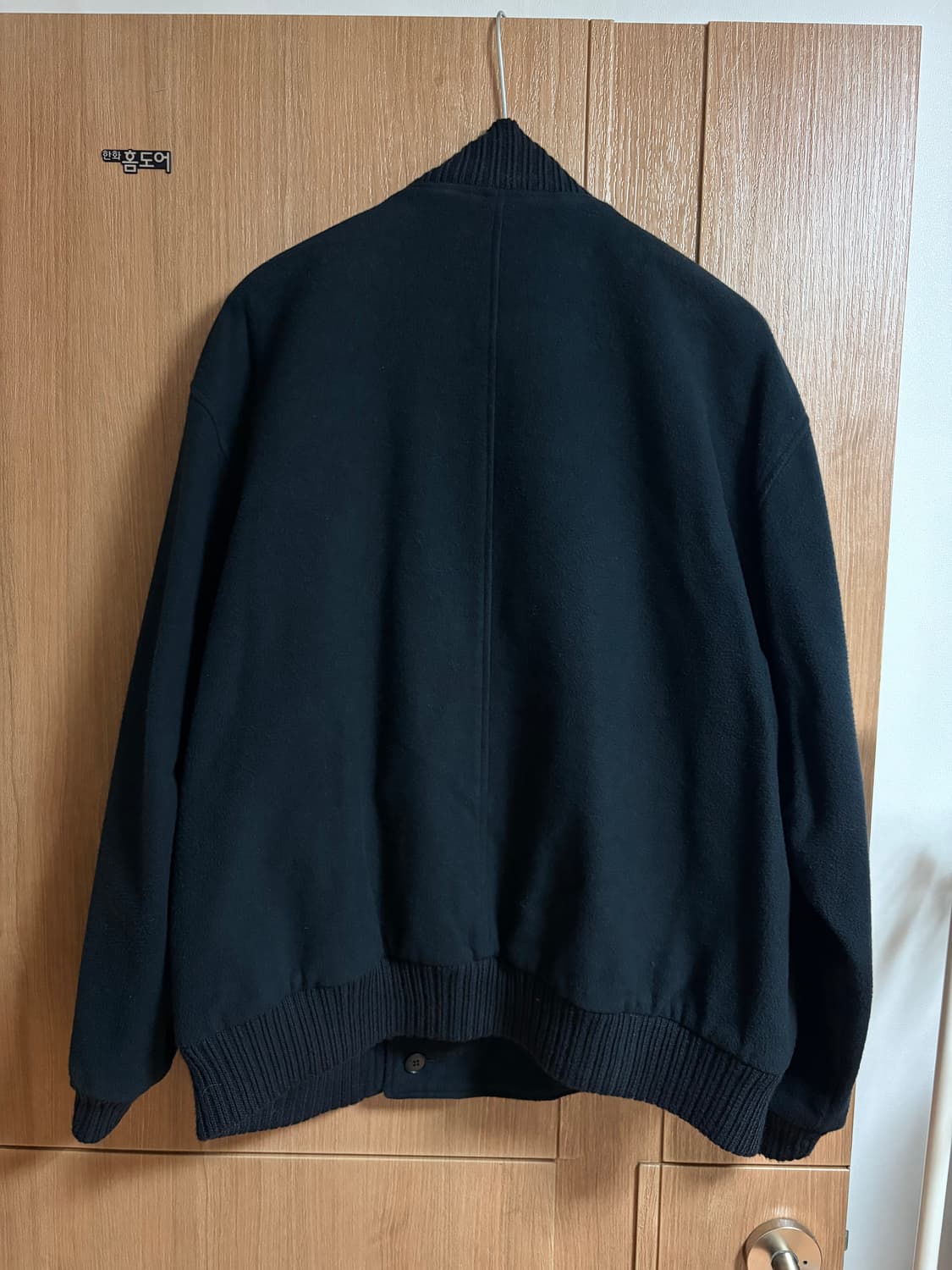 [XL] 카브엠트 코튼 멜톤 자켓 블랙 상품이미지4