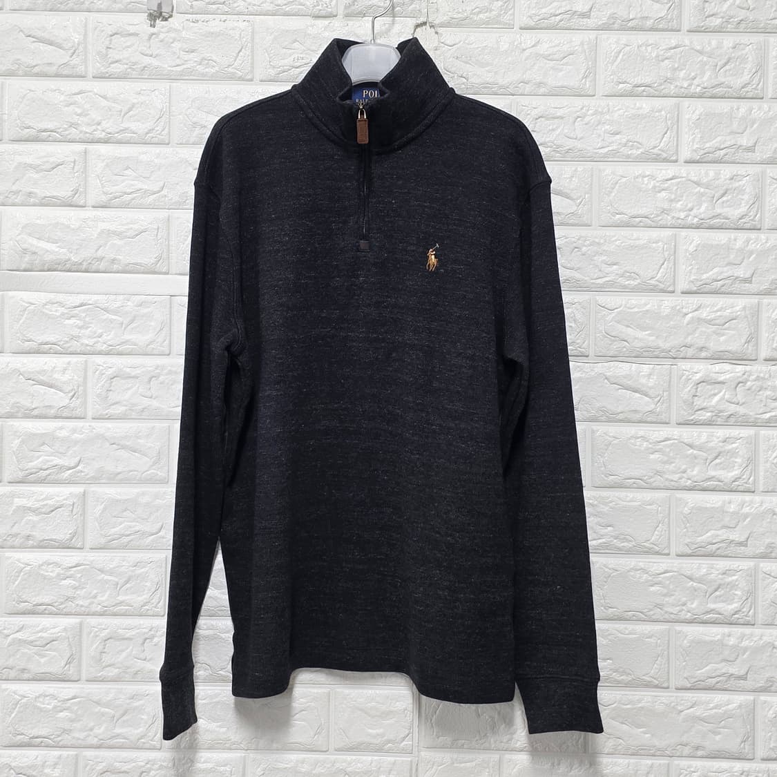 택포// 폴로 랄프로렌 차콜 반집업 맨투맨 M edc 상품이미지1