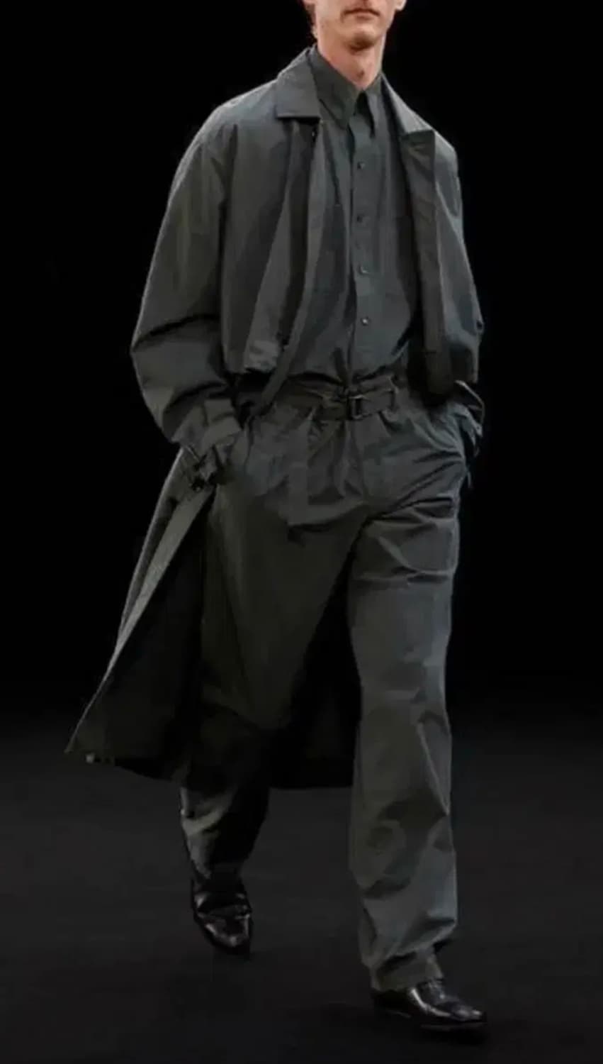 르메르 트렌치 셋업 50/48 딥포레스트 상품이미지1