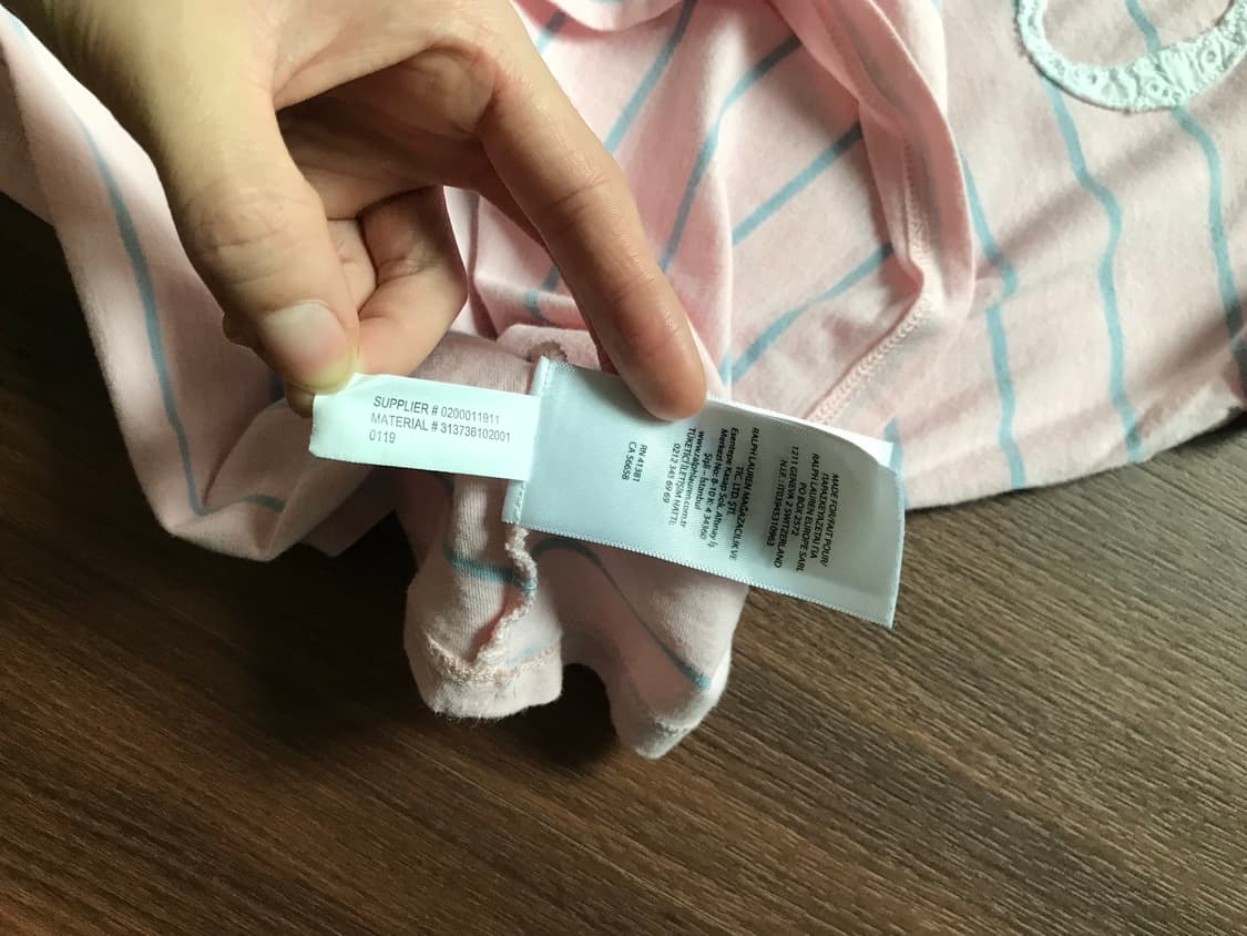 폴로 랄프로렌 중앙 스펠아웃 스트라이프 반팔티 상품이미지10