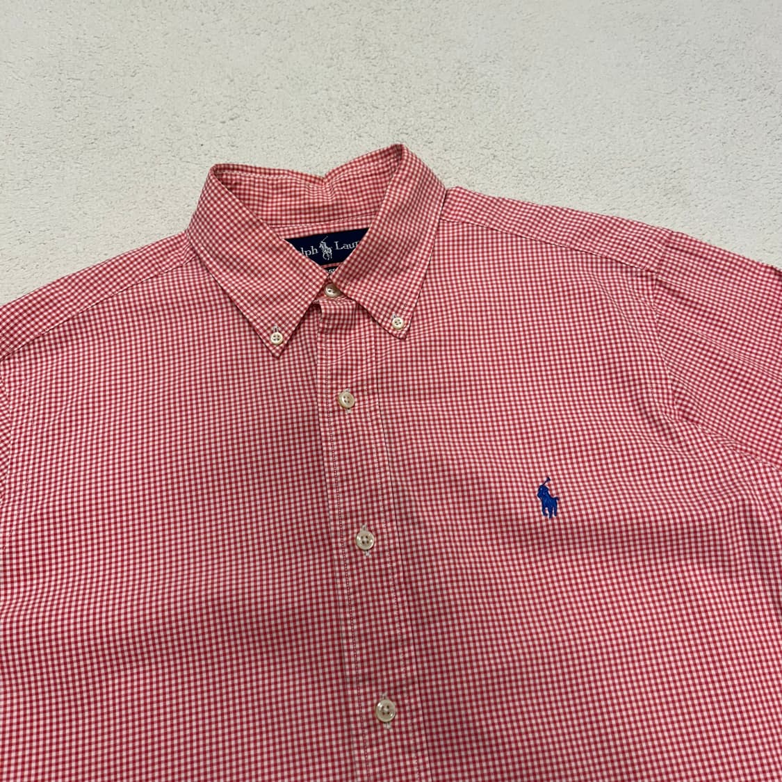 Polo red gingham check shirt  상품이미지5