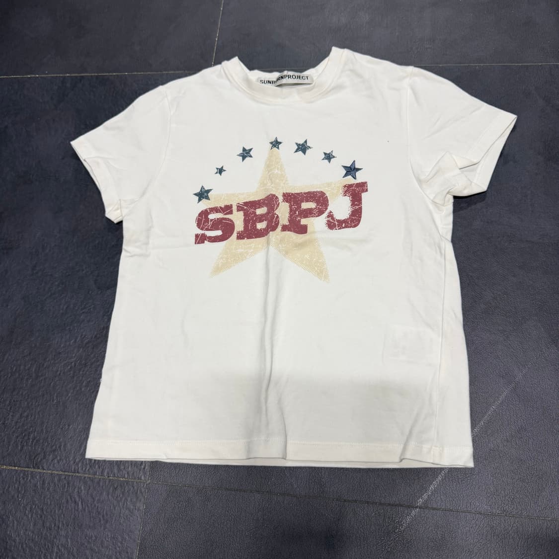 썬번프로젝트 반팔 sbpj t shrit white 상품이미지1