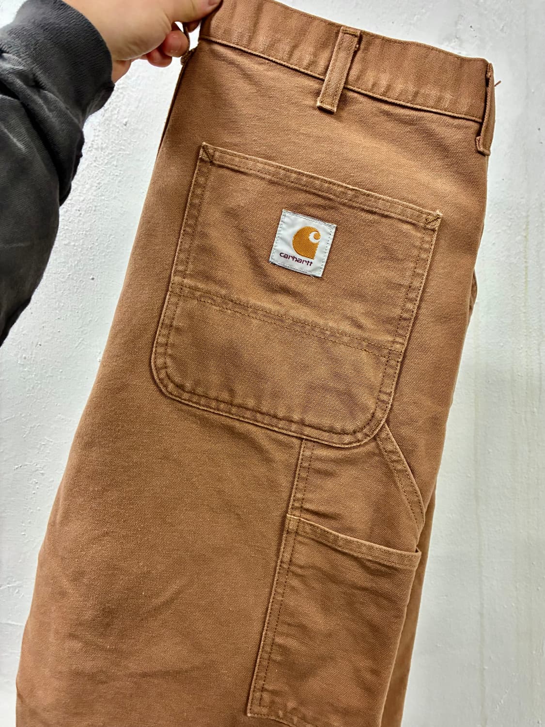 (34)칼하트 오가닉코튼 캔버스 싱글니 워크팬츠 카펜터팬츠 상품이미지9