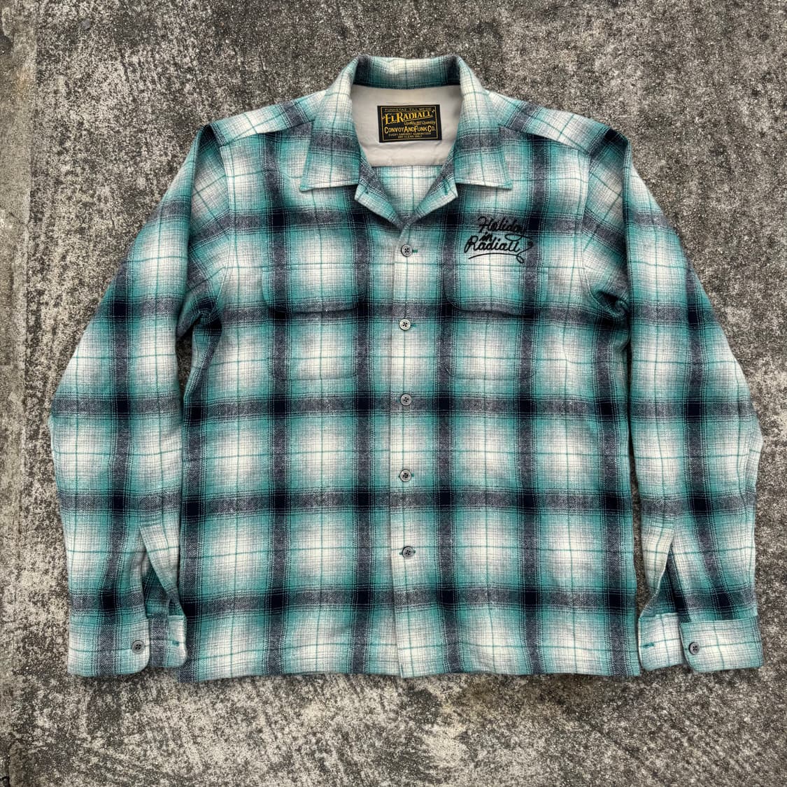 [M] Radiall 라디올 체크 울 셔츠 상품이미지1