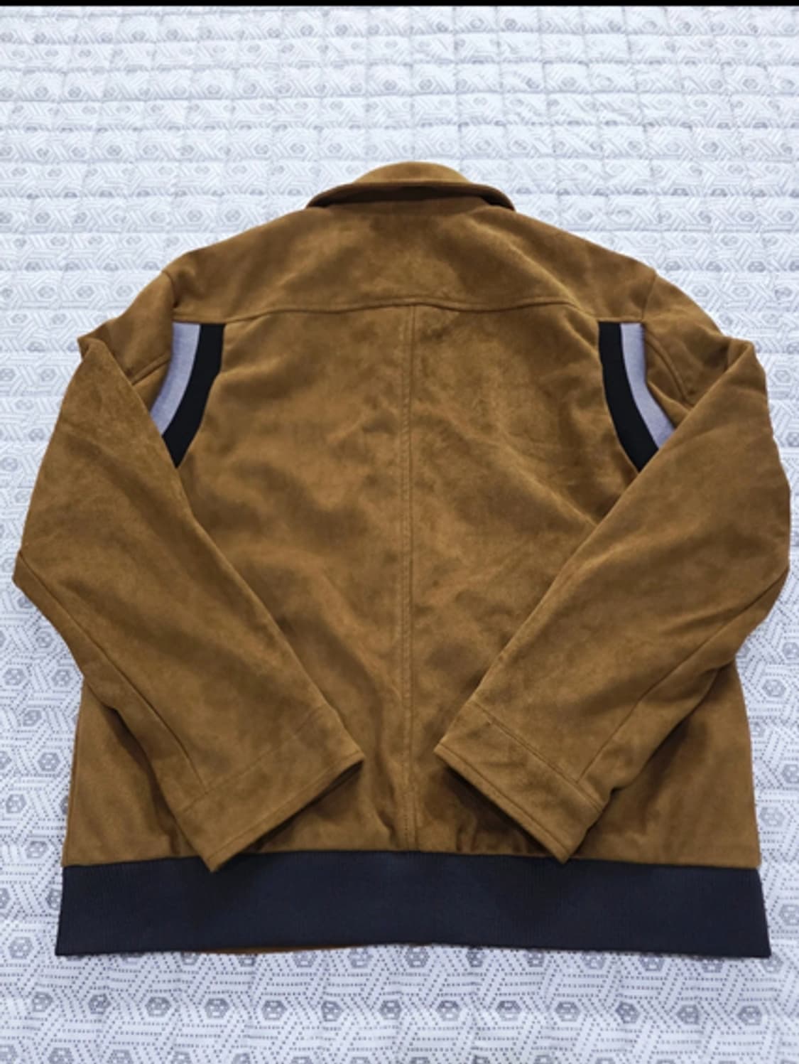 랑방 LANVIN 한섬 남성 스웨이드 자켓100 상품이미지4