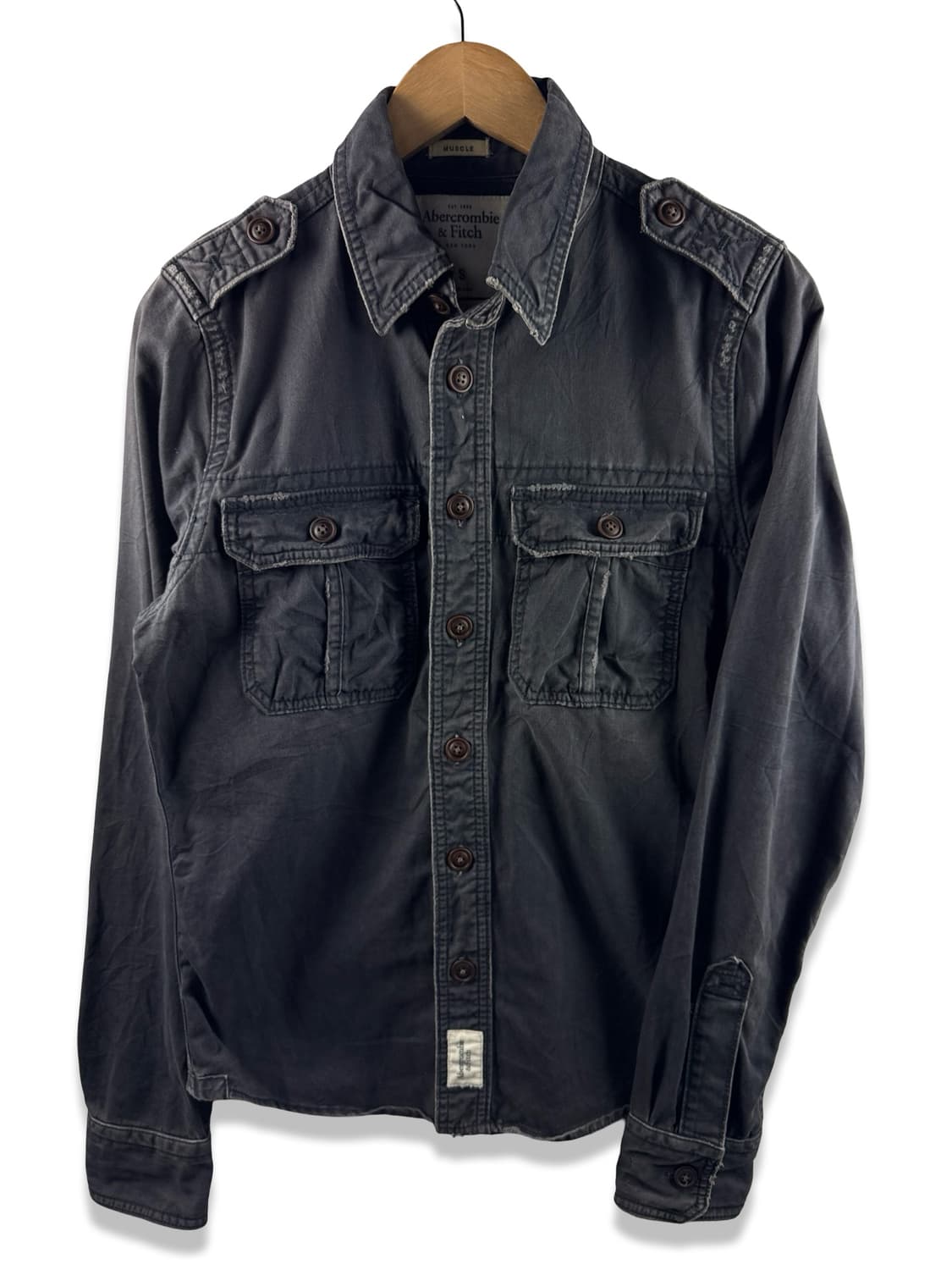 아베크롬비 워싱 그런지 웨스턴 셔츠2207 상품이미지1