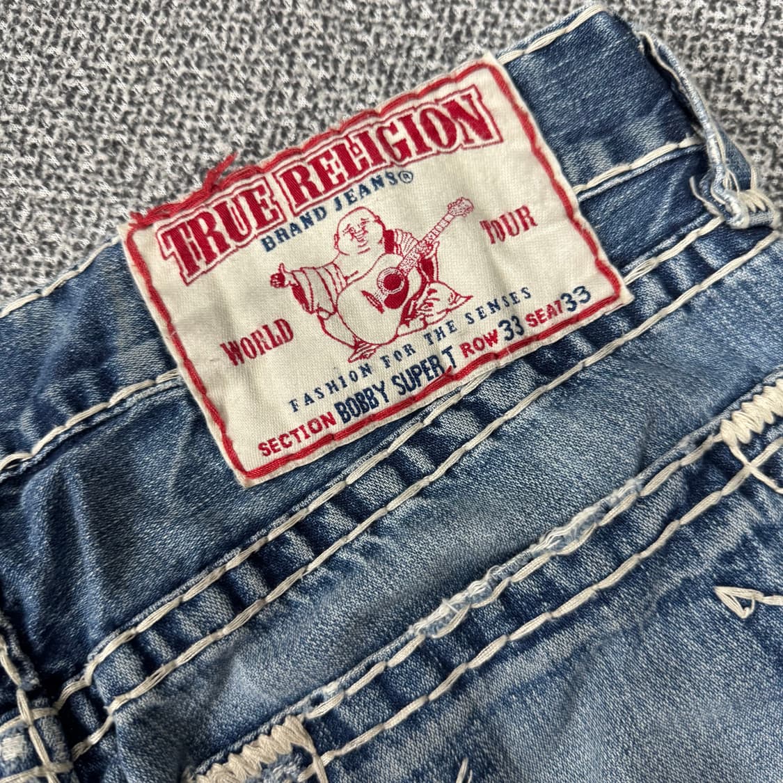 트루릴리전 33 데님 반바지 상품이미지7