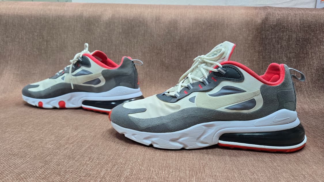 나이키 280mm- 에어맥스 리액트 스모크그레이  상품이미지4