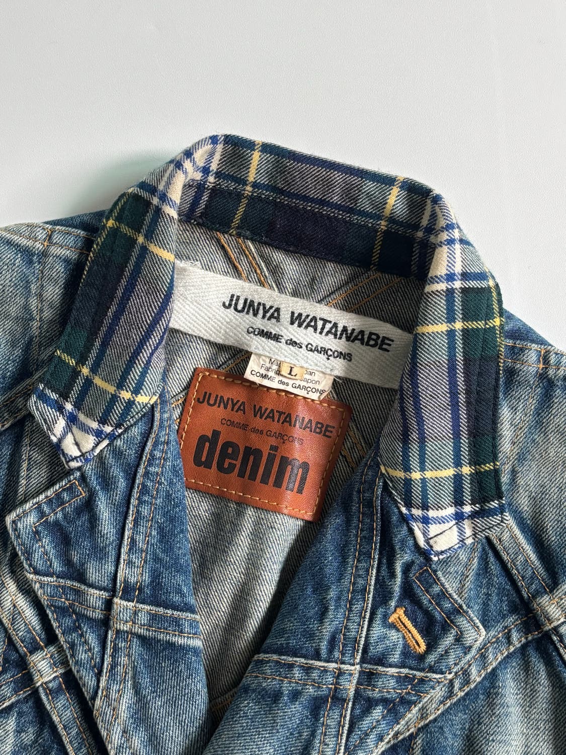 Junya Watanabe 준야와타나베 패치 데님 자켓 상품이미지7