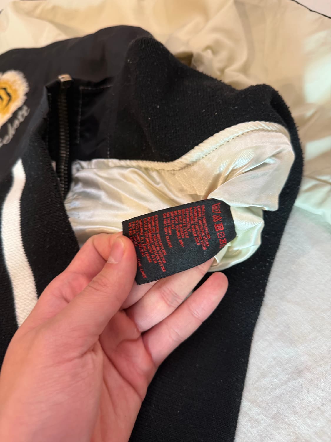 쇼트 오리엔탈 자수 스카쟌 봄버자켓 상품이미지6