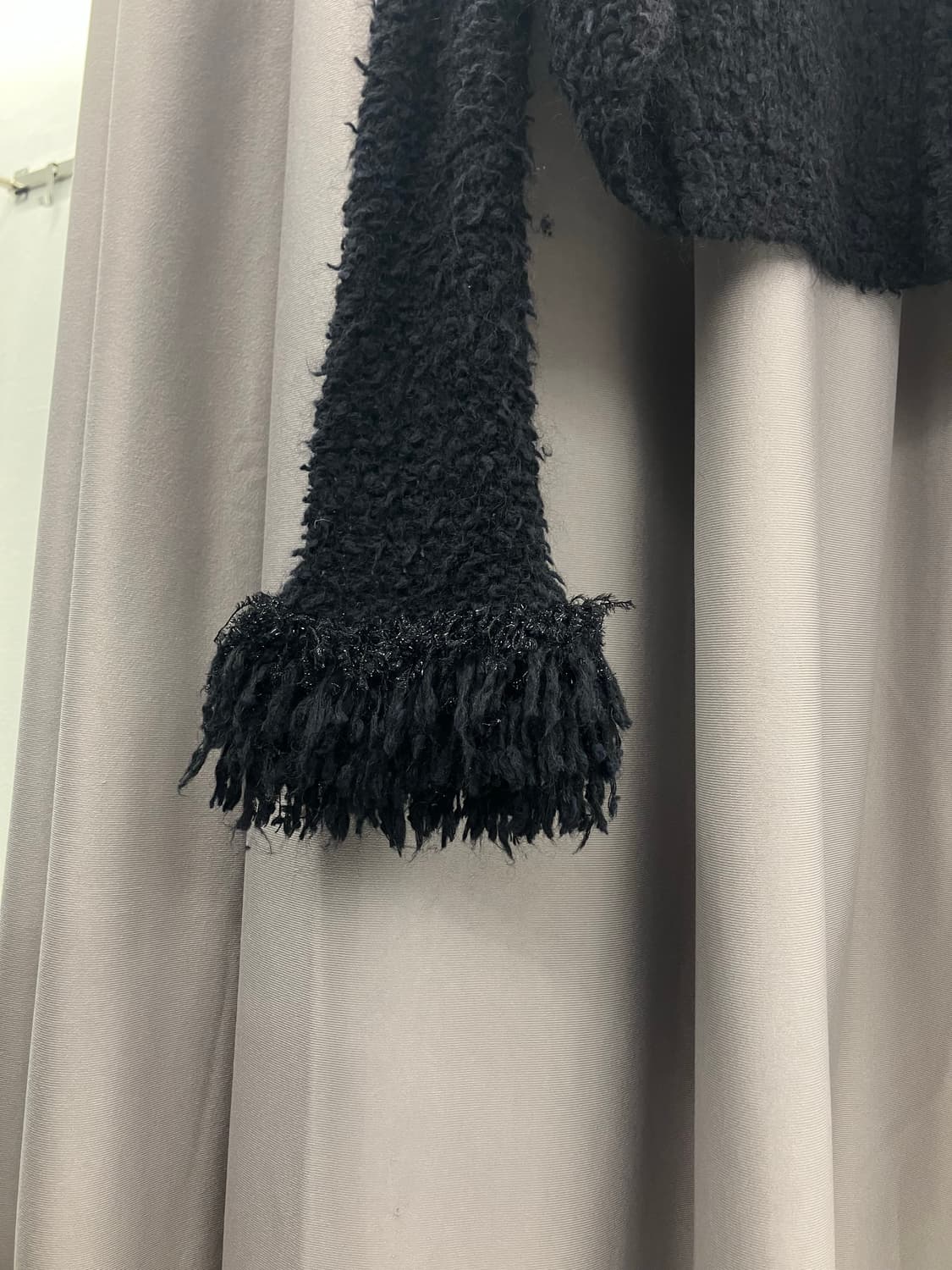 논스냅 샤기 프린지 가디건 상품이미지3