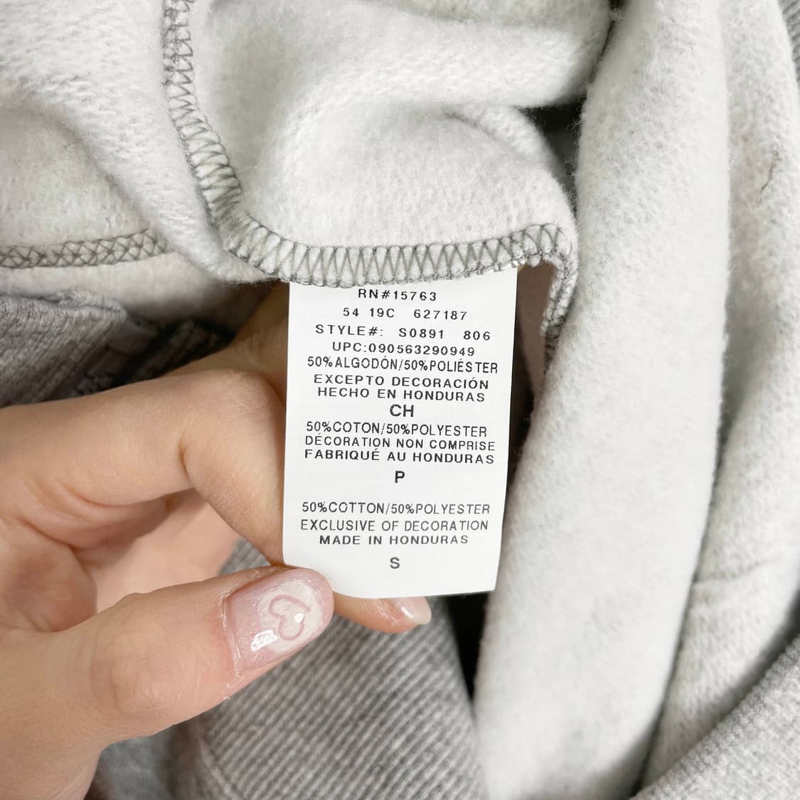 E2 챔피온 기모 후드집업 M-L사이즈 상품이미지6