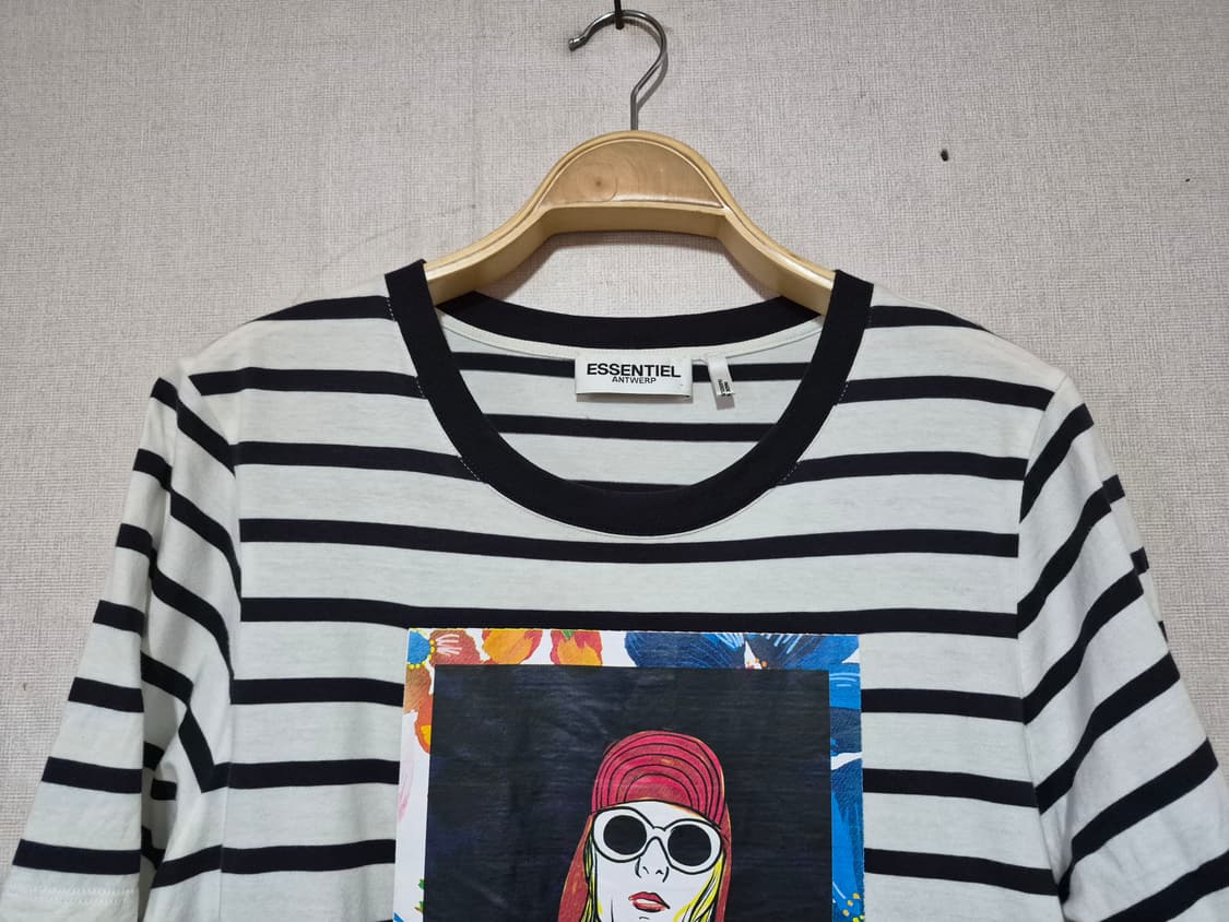 에센셜 앤트워프 스트라이프 반팔 2 상품이미지3