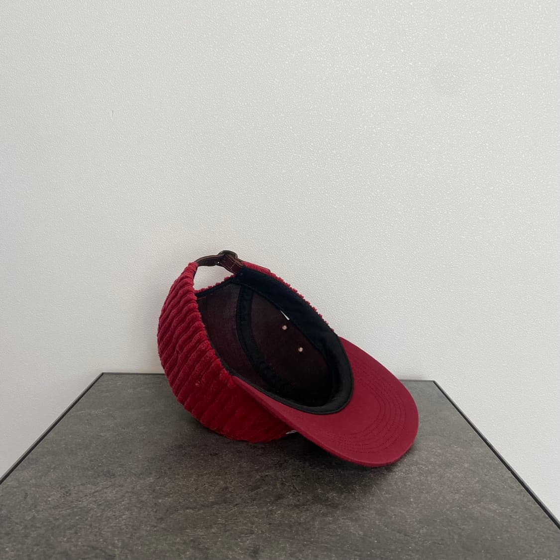 (OS) 슈프림 박스로고 캠프캡 모자 코듀로이 레드 상품이미지7