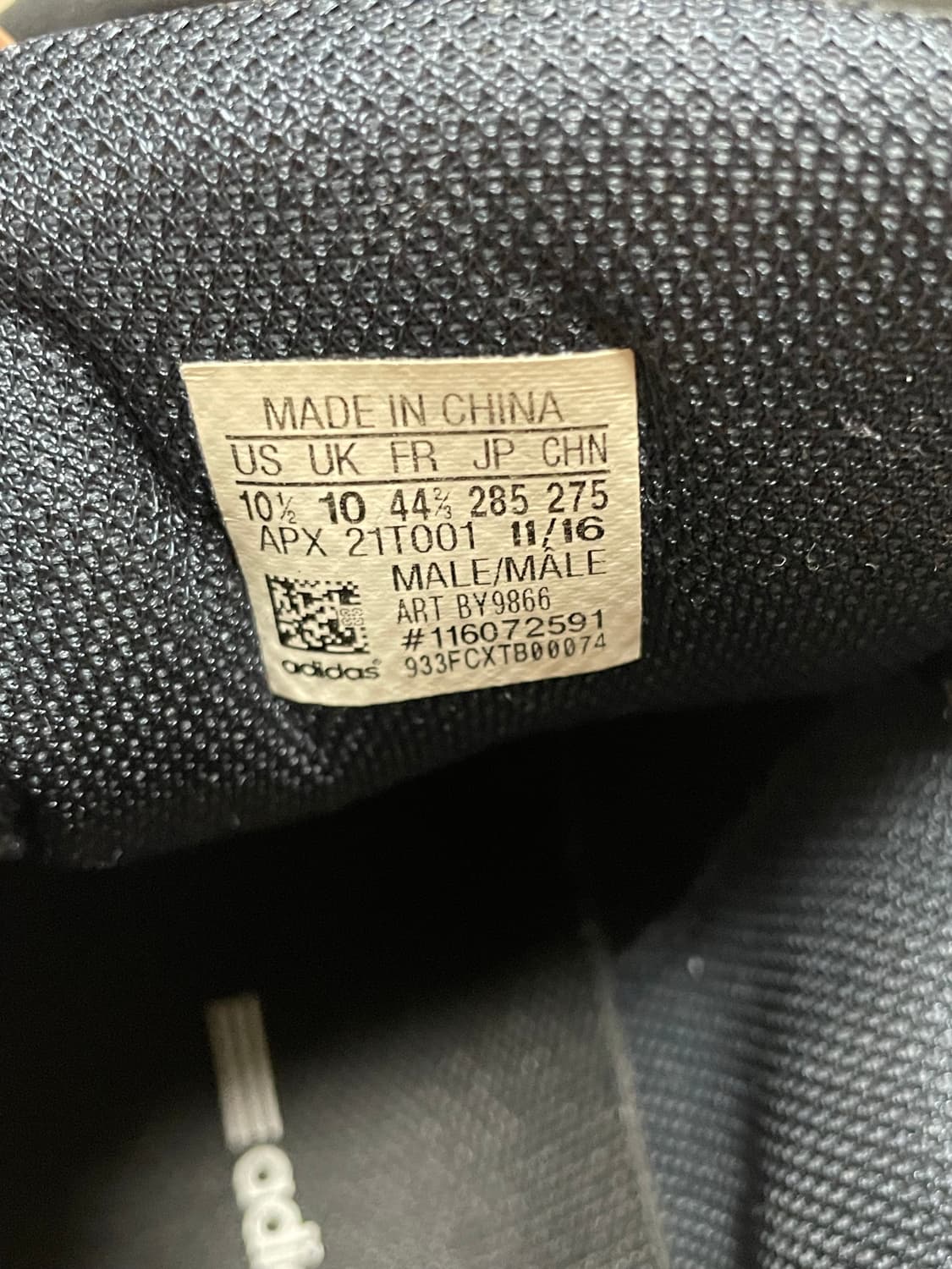 아디다스 라프시몬스 오즈위고 스니커즈 나이트 마린 285 상품이미지5