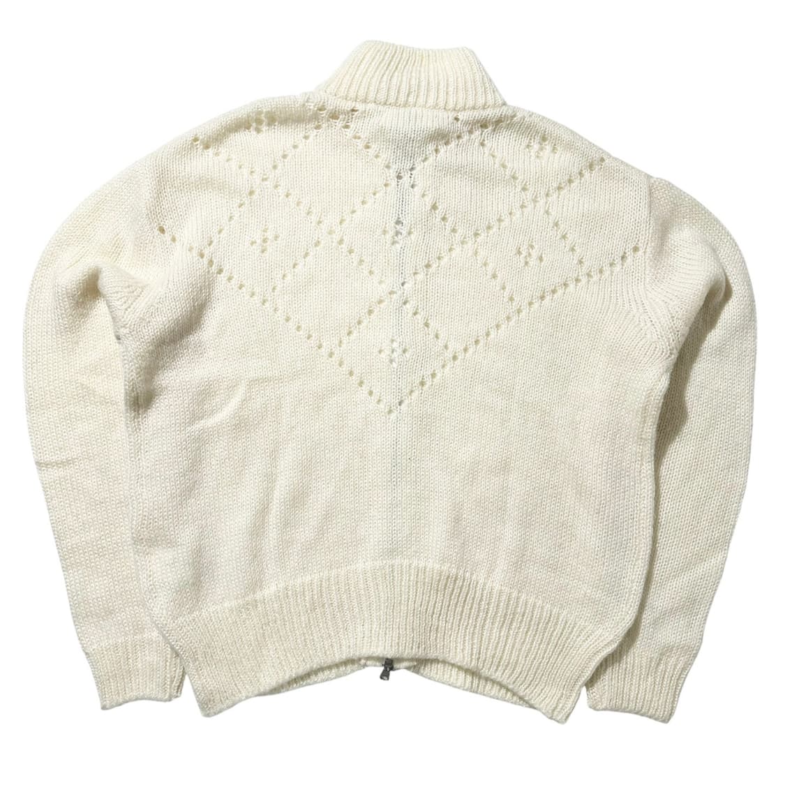 (새상품) 알렌느 울 블렌드 하이넥 니트 집업 가디건 상품이미지5