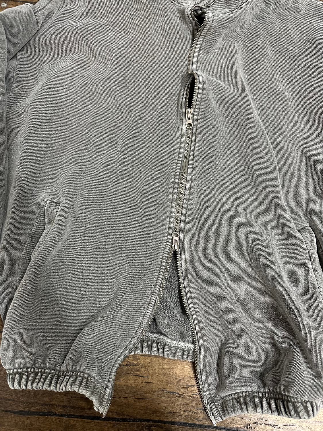 트리거 빈티지집업 그레이 XL 상품이미지2